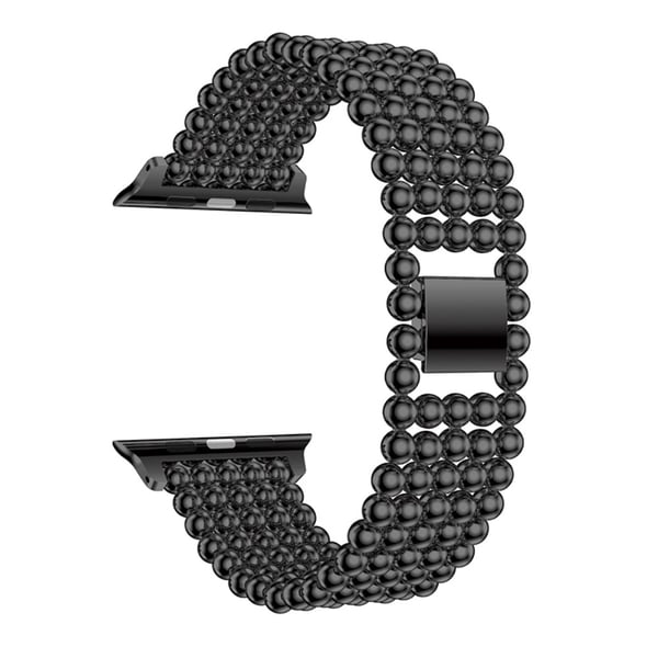 Beads Link Armband Apple Watch 42/44/45/49 mm Svart