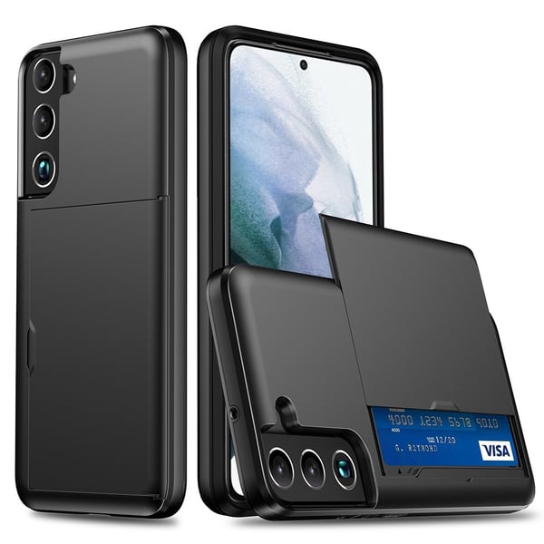 Samsung Galaxy S22 Plus Skal Kortfack Svart