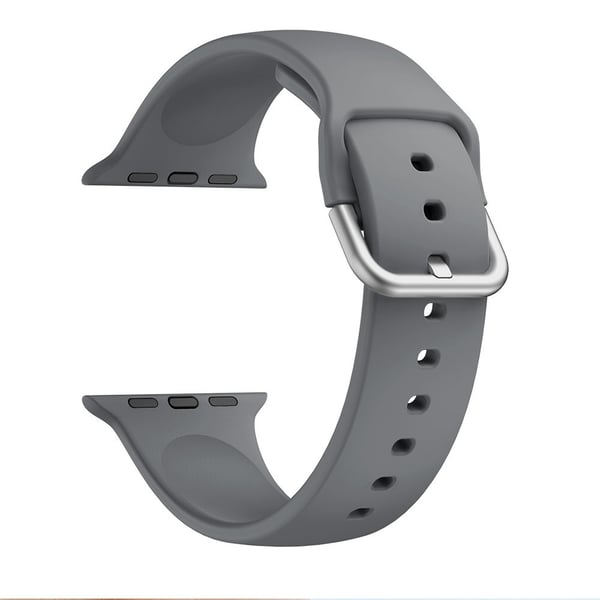 Soft Silikonarmband Apple Watch 38/40/41 mm Grå