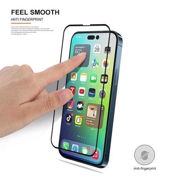 Mocolo Heltäckande Härdat Glas Skärmskydd iPhone 14 Pro