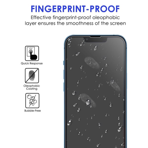 iPhone 14 Pro Max Skärmskydd & Linsskydd Härdat Glas
