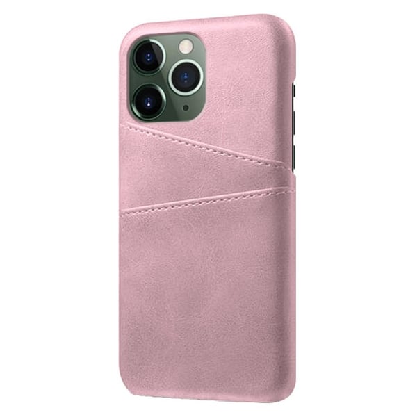 Läderskal Med Kortfack iPhone 14 Pro Rosa