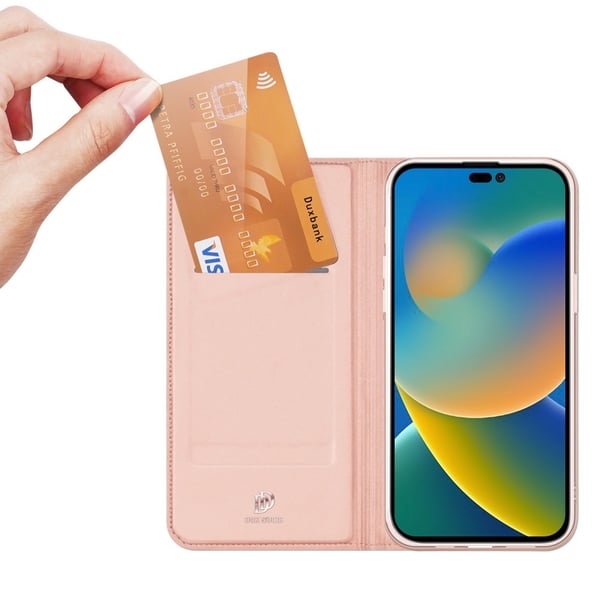 Dux Ducis Skin Pro Series Fodral iPhone 14 Pro Rosa