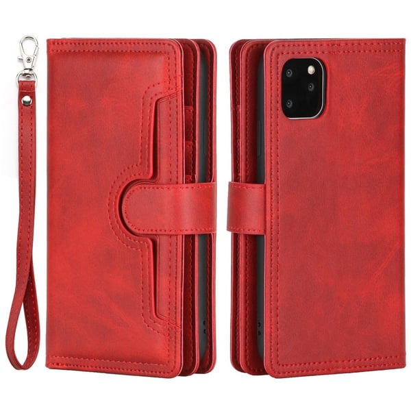 Plånboksfodral Multi-Slot iPhone 14 Pro Max Röd