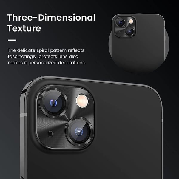 Hat Prince Aluminium Kameraskydd iPhone 14/iPhone 14 Plus Lila
