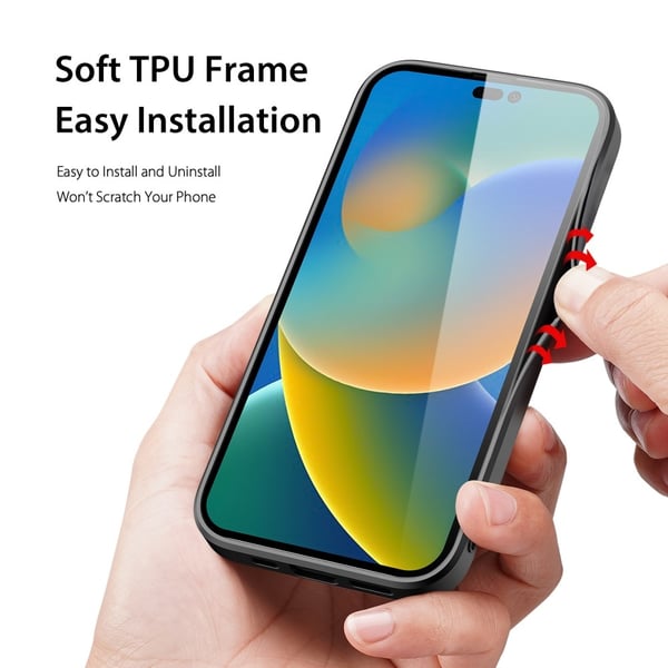 Dux Ducis Fino Series Skal iPhone 14 Pro Röd