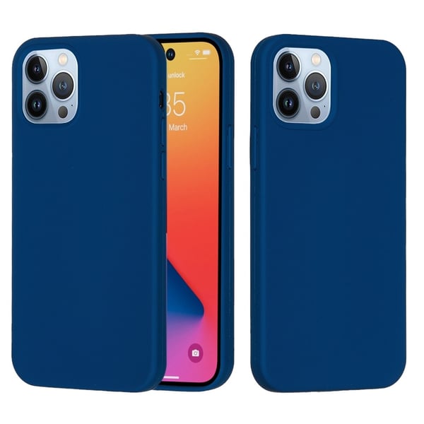 Silikonskal iPhone 14 Pro Max Blå