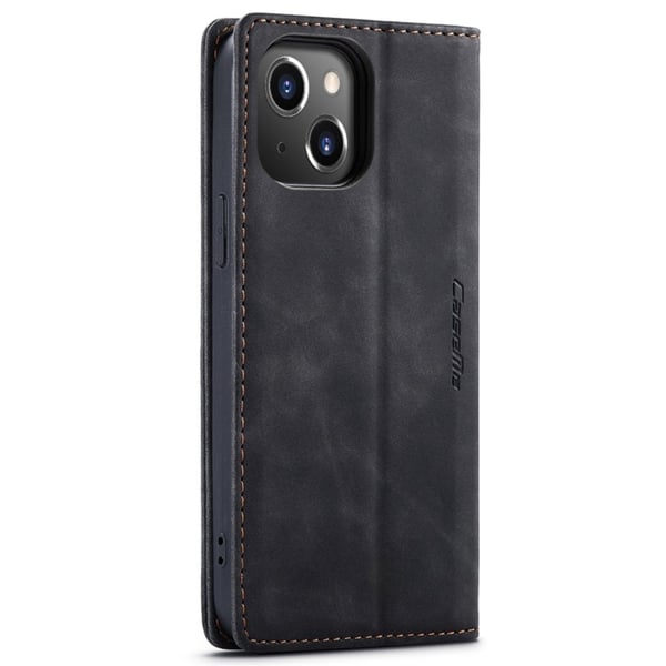 CaseMe Slim Plånboksfodral iPhone 14 Plus Svart