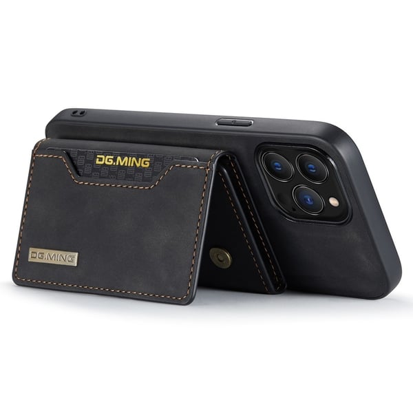 DG.MING 2 in 1 Magnetic Card Slot Case iPhone 14 Pro Black