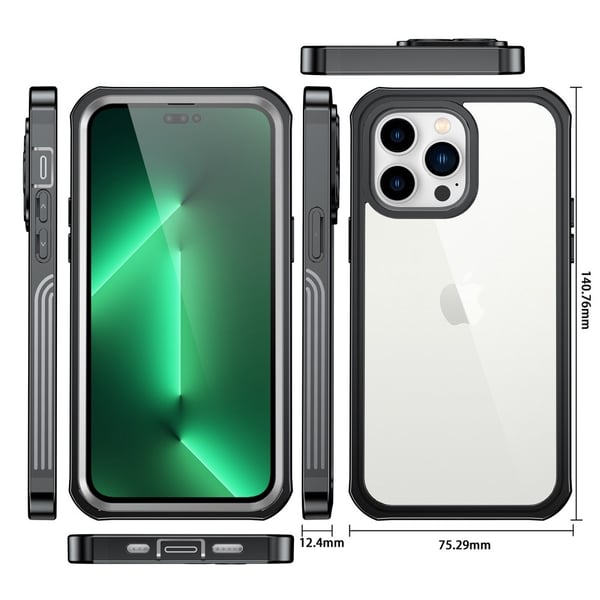 Ultra Full Skyddsskal iPhone 14 Pro Svart