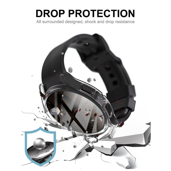 Hat Prince Heltäckande TPU Skal Galaxy Watch 5 44mm Transparent