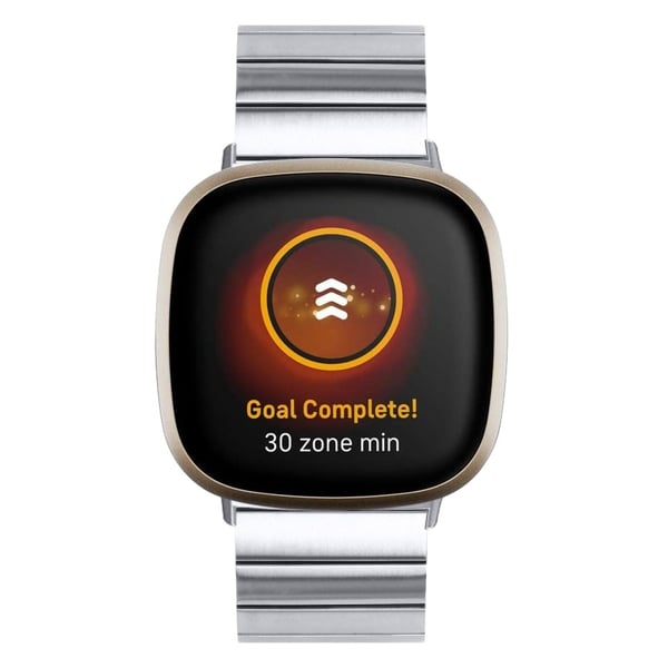 Länkarmband Fitbit Versa 4/Sense 2 Silver