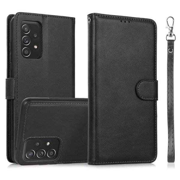 Magnet Plånboksfodral Läder Samsung Galaxy A53 Svart