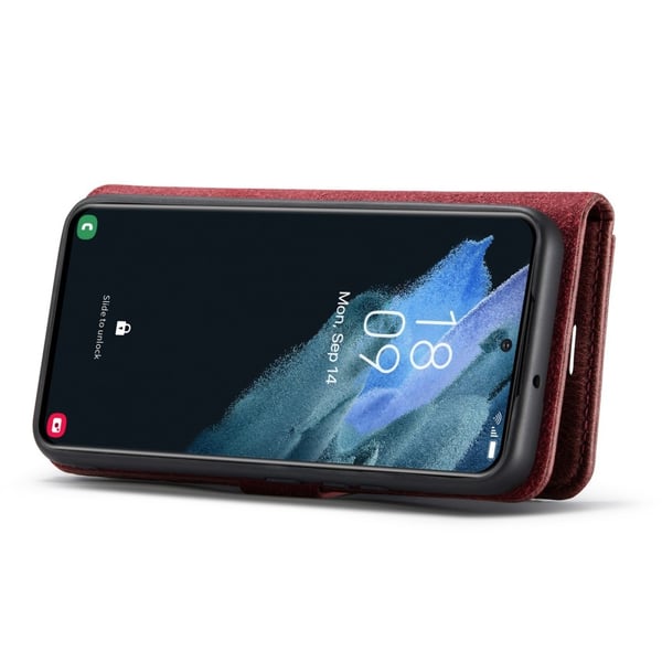 DG.MING 2-in-1 Magnet Wallet Samsung Galaxy S23 Red