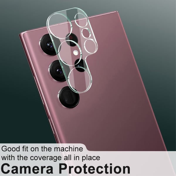 IMAK Härdat Glas Linsskydd Samsung Galaxy S23 Ultra Transparent