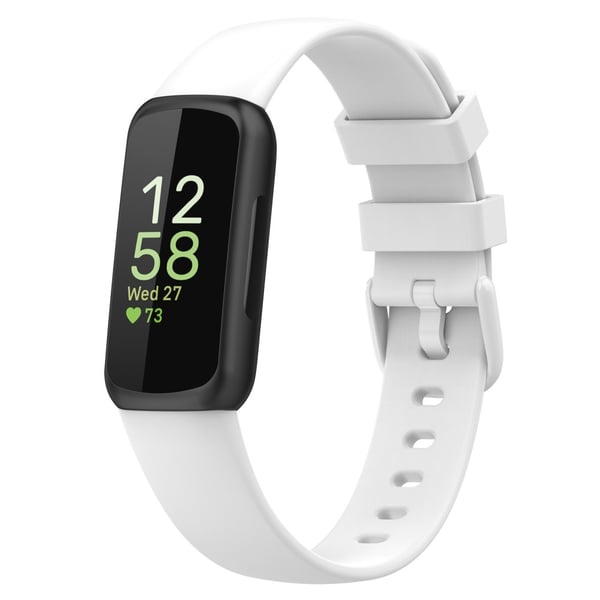 Silikonarmband Fitbit Inspire 3 Vit Silikonarmband Fitbit Inspire 3 Vit