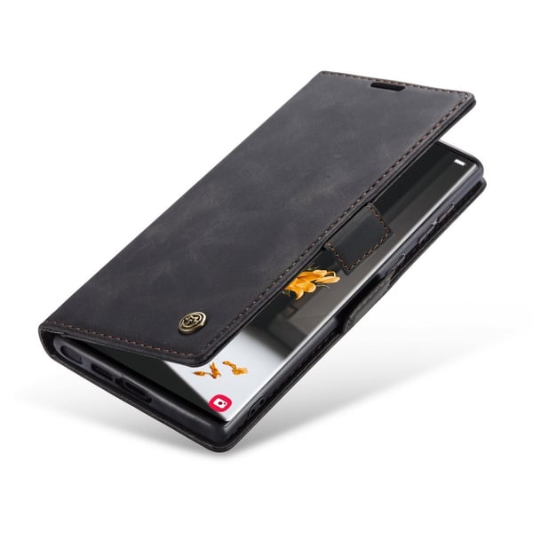 CaseMe Slim Plånboksfodral Samsung Galaxy S23 Ultra Svart