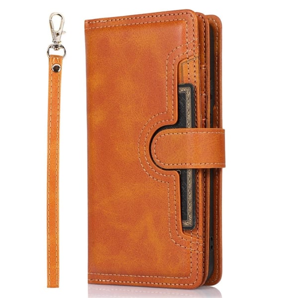 Plånboksfodral Multi-Slot Samsung Galaxy S23 Ultra Cognac