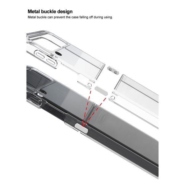 IMAK Samsung Galaxy Z Flip 4 Skal TPU Transparent