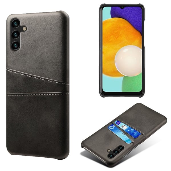 Läderskal Kortfack Samsung Galaxy A14 Svart