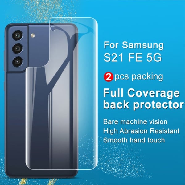 Imak 2 Pack Hydrogel Baksida Skydd Samsung Galaxy S21 FE