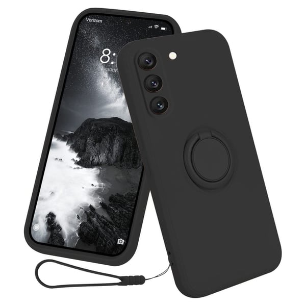 Samsung Galaxy S23 Skal Med Ringhållare Svart