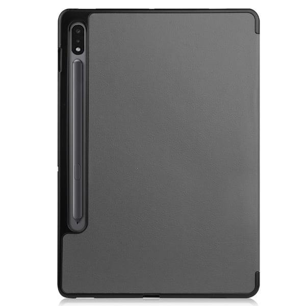 Fodral Tri-Fold Galaxy Tab S7/S8 Med S Pen-hållare Grå
