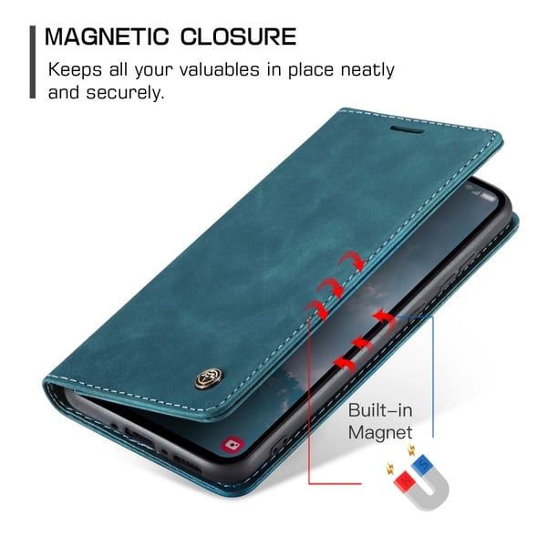 CaseMe Slim Plånboksfodral Samsung Galaxy A54 Blå