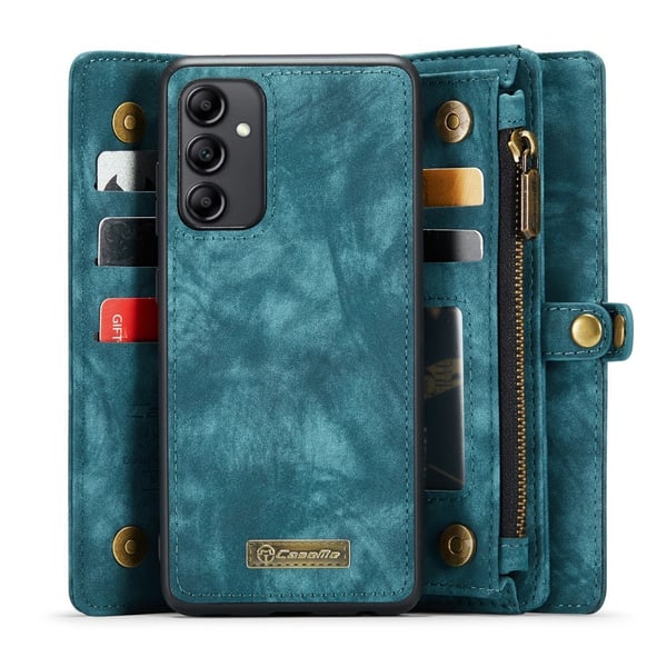 CaseMe Multi-Slot 2 i 1 Plånboksfodral Galaxy A54 Blå
