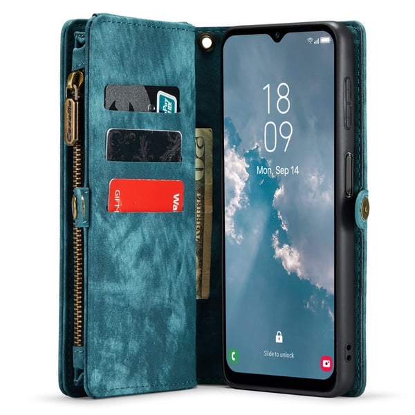 CaseMe Multi-Slot 2 i 1 Plånboksfodral Galaxy A54 Blå