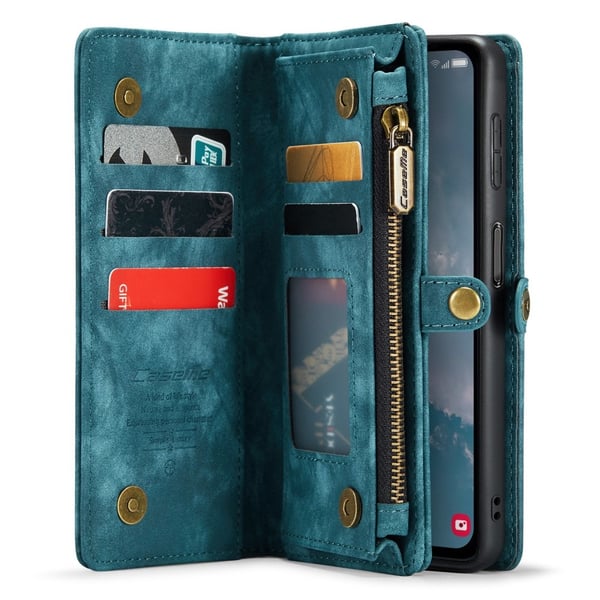 CaseMe Multi-Slot 2 i 1 Plånboksfodral Galaxy A54 Blå