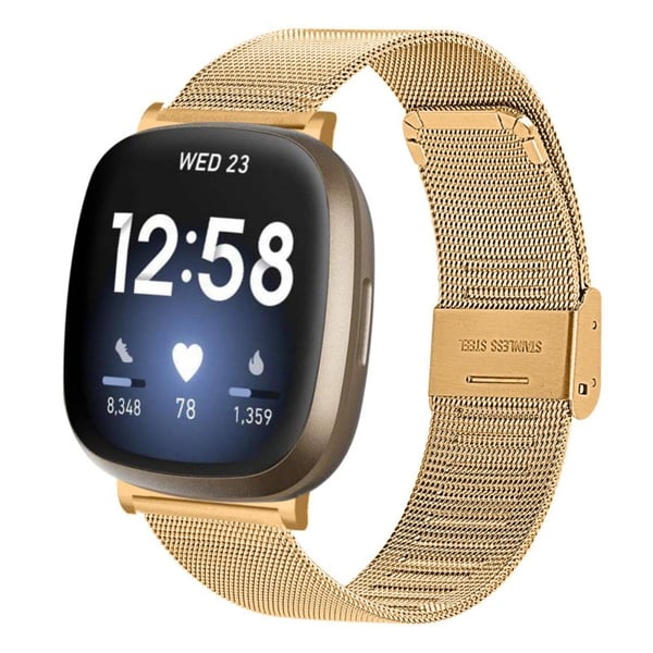 Milanese Mesh Bracelet Fitbit Versa 3/Sense Guld