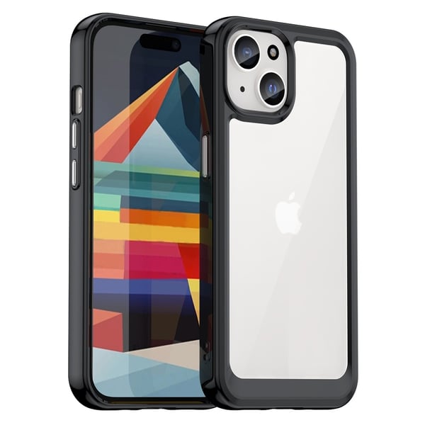 Hybrid Edge Skal iPhone 15 Plus Svart