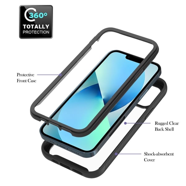 Allround Skal iPhone 15 Plus Svart