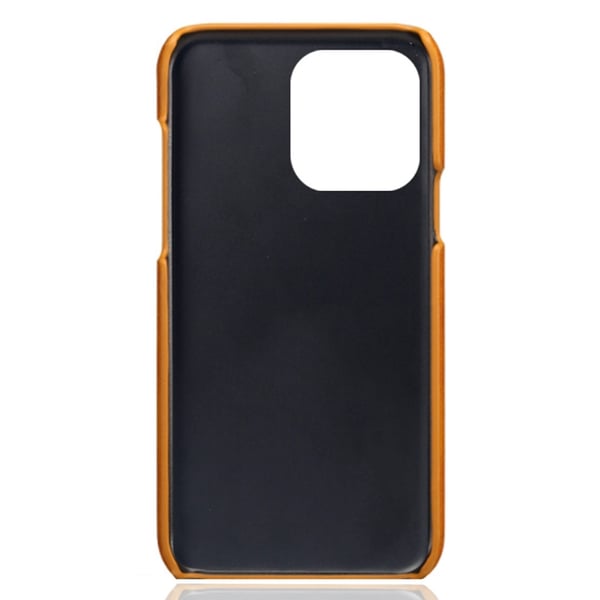 Läderskal Med Kortfack iPhone 15 Pro Max Cognac