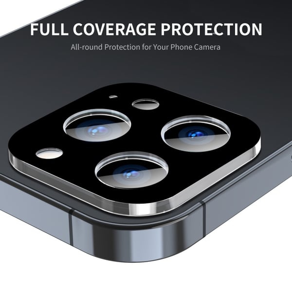 Hat Prince Heltäckande Kameraskydd iPhone 15 Pro/15 Pro Max Svart