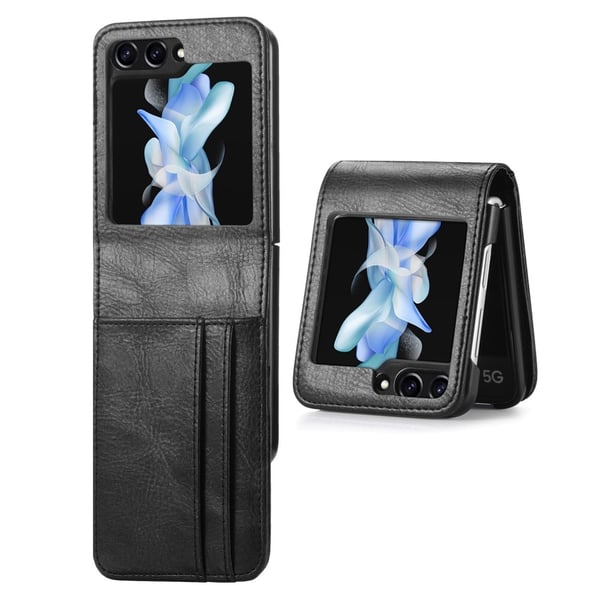 Mobilfodral Samsung Galaxy Z Flip 5 Svart Mobilfodral Samsung Galaxy Z Flip 5 Svart