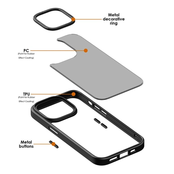 Magnetic MagSafe Skal iPhone 15 Pro Max Matt Lila