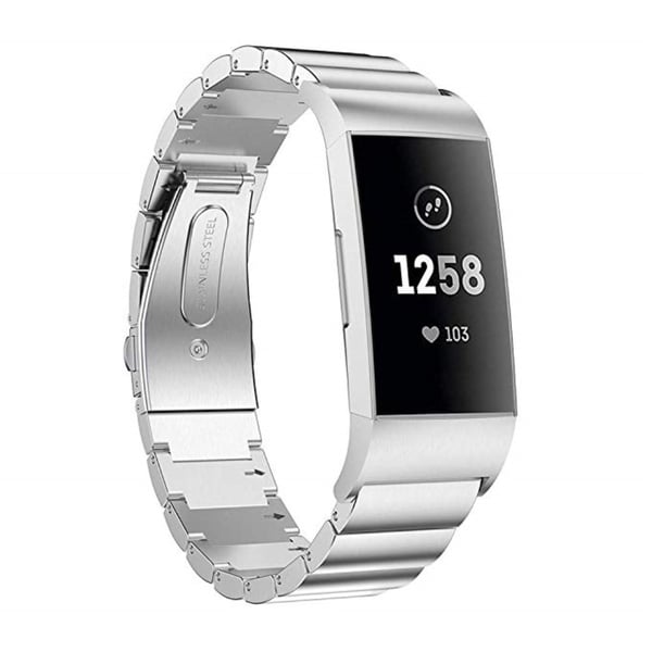 Länkarmband Fitbit Charge 3/4 Silver