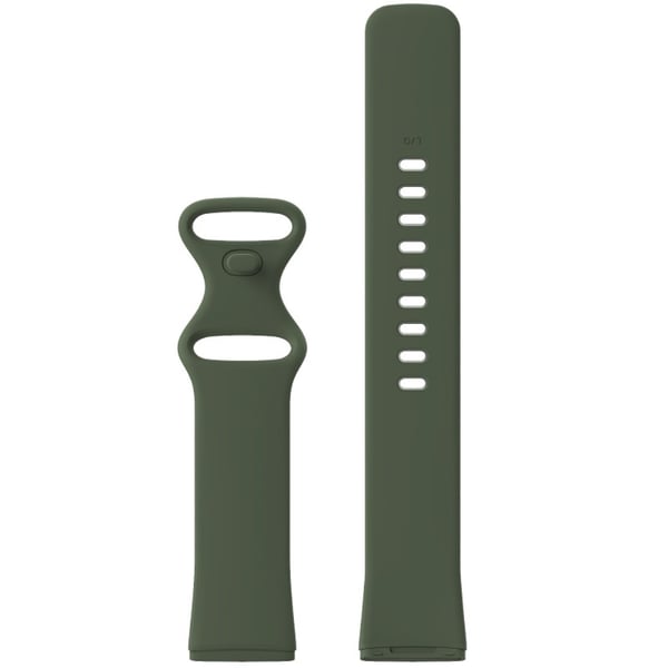 Silikonarmband Fitbit Versa 4/Sense 2 Mörkgrön