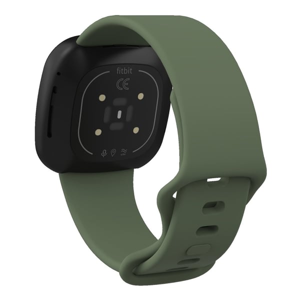 Silikonarmband Fitbit Versa 4/Sense 2 Mörkgrön