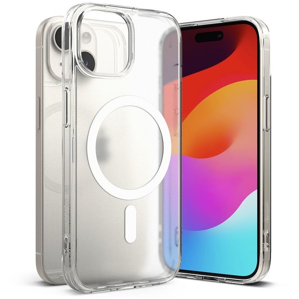 Ringke Fusion Magnetic Skal iPhone 15 Matte Transparent