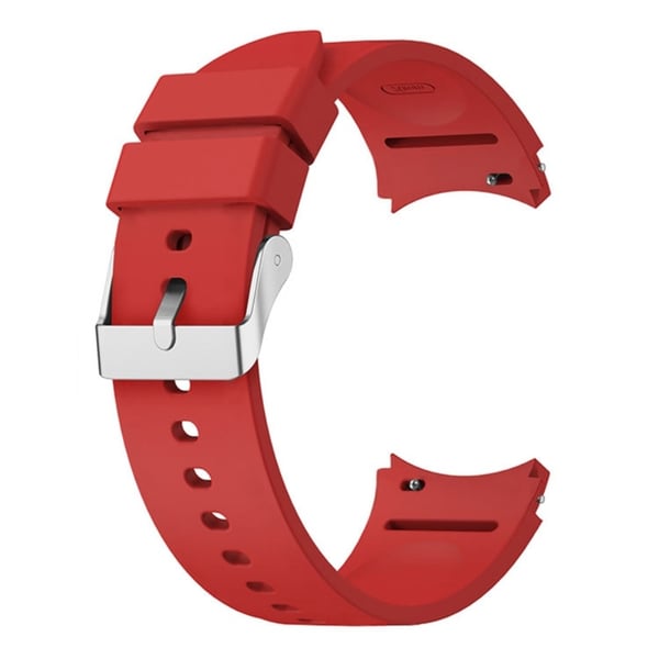 Full Fit Silikonarmband Samsung Galaxy Watch 6 44mm Röd
