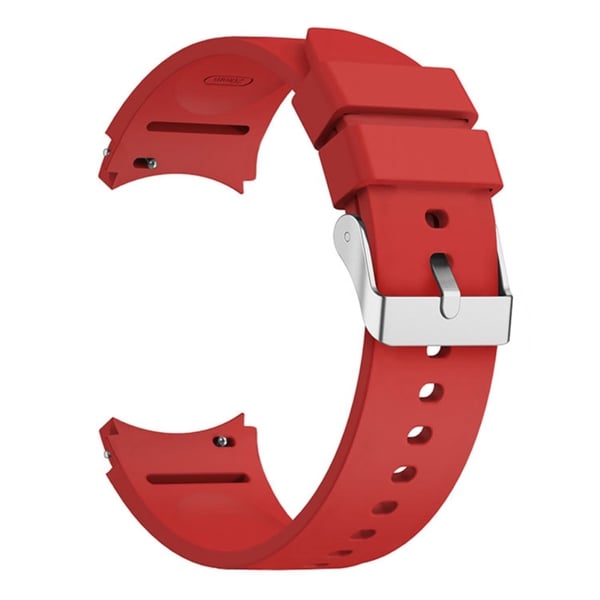 Full Fit Silikonarmband Samsung Galaxy Watch 6 44mm Röd