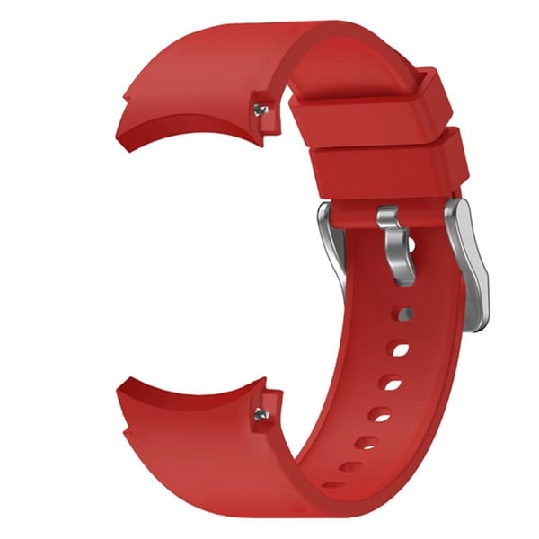 Full Fit Silikonarmband Samsung Galaxy Watch 6 44mm Röd