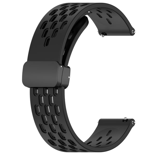 Silikonarmband Sport Samsung Galaxy Watch 6 Classic 47mm Svart