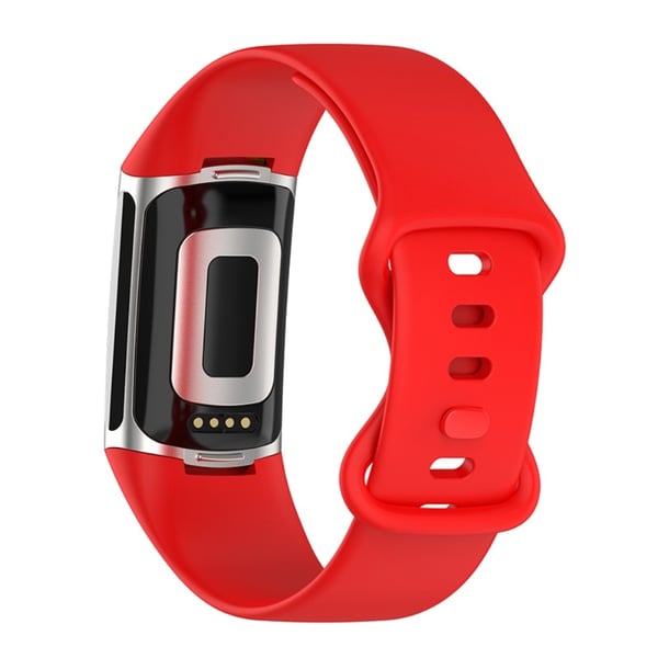 Silikonarmband Fitbit Charge 6 Röd