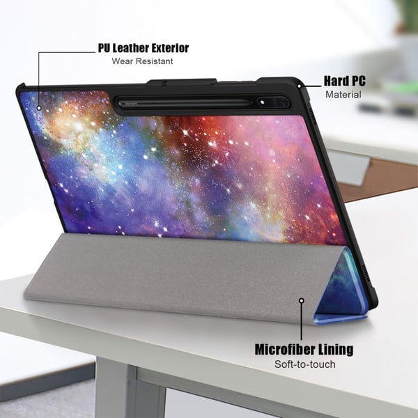 Samsung Galaxy Tab S9 Ultra Fodral Tri-fold Stjärnhimmel