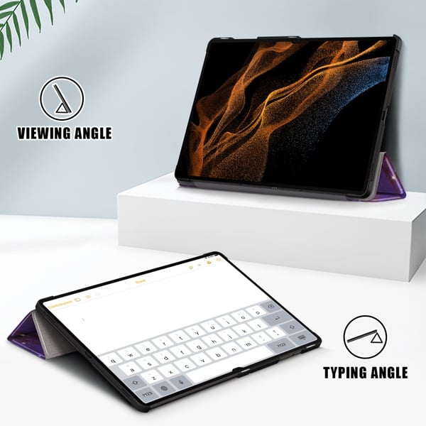 Samsung Galaxy Tab S9 Ultra Fodral Tri-fold Stjärnhimmel