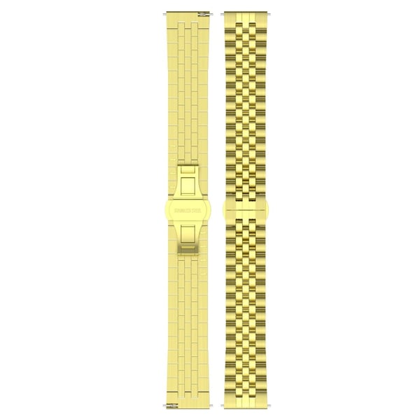Metallarmband Fitbit Charge 6 i Fjärilsspänne Guld